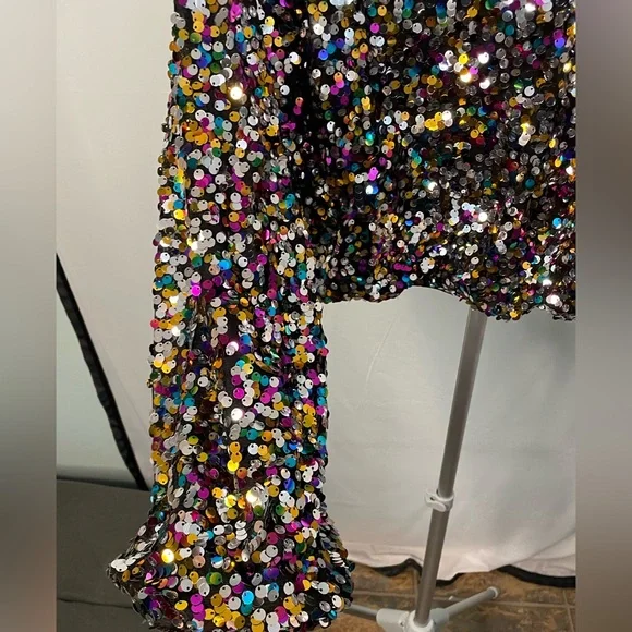 Sequin Multicolor Women's Top size XL - NWOT - Picture 4 of 9